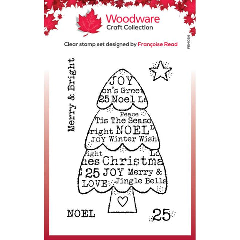 Tree Wishes Stamp Set From Woodware Christmas Collection By Francoise Read Creative Expressions FRS084