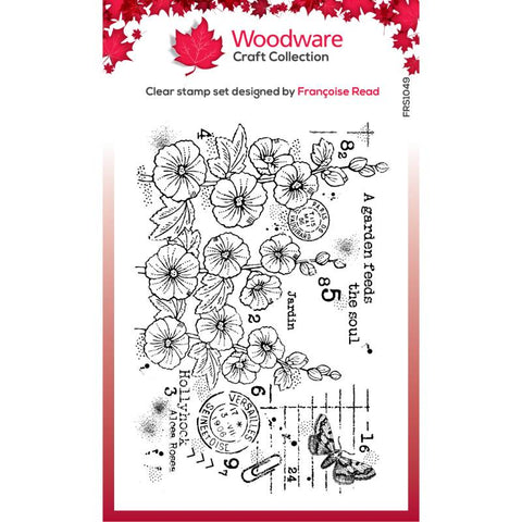 Hollyhocks Woodware By Francis Read For Creative Expressions FRS1049