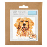 Golden Retriever Dog Cross Stitch Stitch You Own Kit By Trimits GCS125