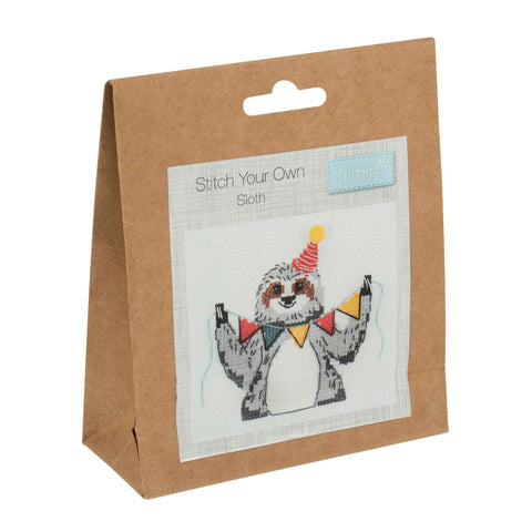 Sloth Cross Stitch Stitch You Own Kit By Trimits GCS53