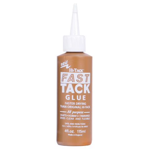 Hi-Tack Fast Tack Glue Faster Drying Glue All Purpose Non-Toxic 4oz 115ml Groves HT1788