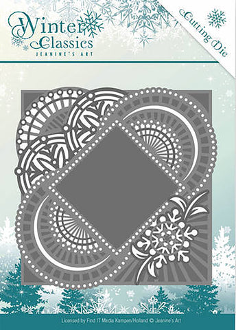 Mirror Frame Winter Chriamas Classics Die By Jeanine's Art By Find It Trading JA10017