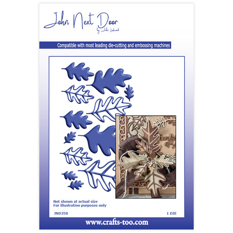 Oak Leaves John Next Door Additions Dies (6pcs) JND358