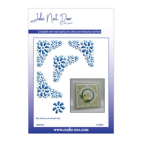 Crazy Daisy Corners Dies John Next Door By John Lockwood For Craft Too JND518