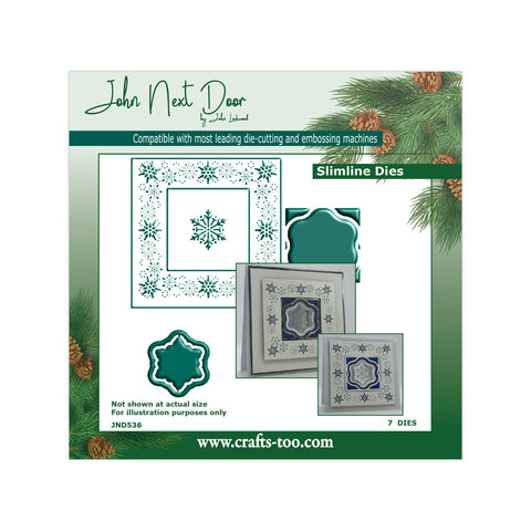 Twisting Snowflake Die Set John Next Door Christmas Collection 2025 By John Lockwood JND536
