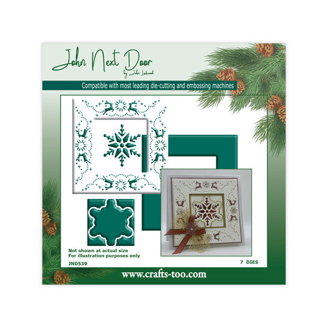 Festive Frame Maker Die Set John Next Door Christmas Collection 2025 By John Lockwood JND539