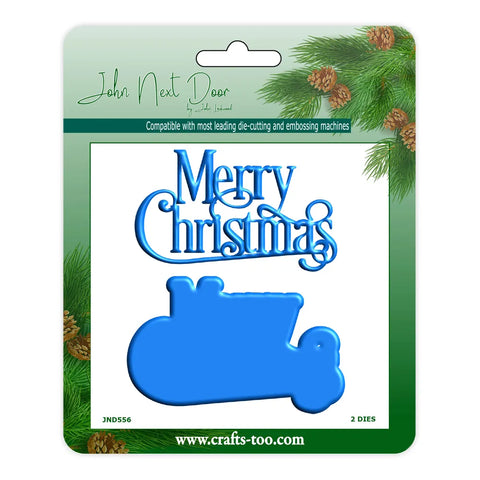 Large Merry Christmas Die Set John Next Door Christmas Collection 2025 By John Lockwood JND556