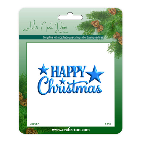 Bold Happy Christmas Die Set John Next Door Christmas Collection 2025 By John Lockwood JND557