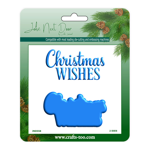 Bold Wishes Christmas Wishes Die Set John Next Door Christmas Collection 2025 By John Lockwood JND558