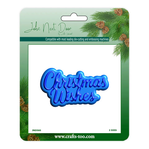 Swirl Wishes Christmas Wishes Die Set John Next Door Christmas Collection 2025 By John Lockwood JND560