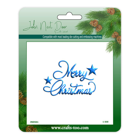 Swirl Merry Christmas Die Set John Next Door Christmas Collection 2025 By John Lockwood JND561