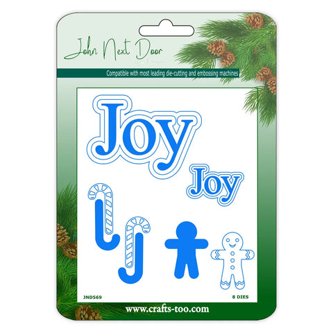Festive Joy Die Set John Next Door Christmas Collection 2025 By John Lockwood JND569