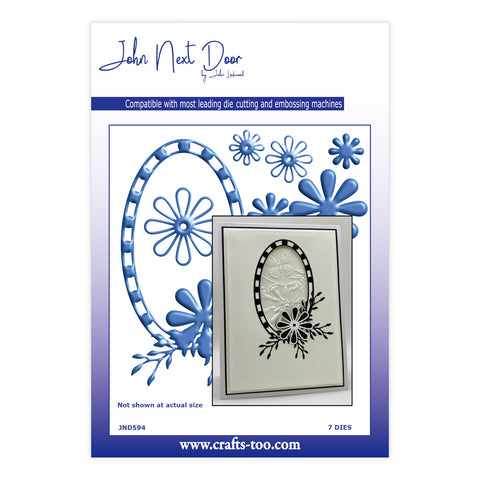 Daisy Oval Die Frame John Next Door By John Lockwood JND594
