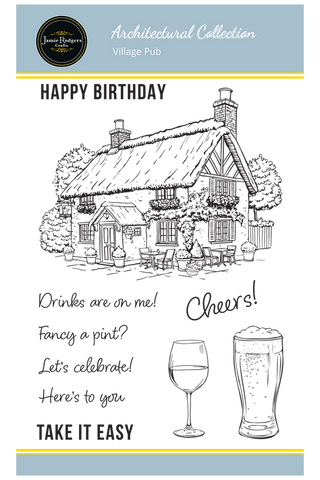 Village Pub Architectural Collection Stamp Set By Jamie Rodgers Crafts JRC0026