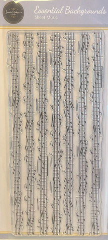 Sheet Music Essential Backgrounds Collection Stamp Set By Jamie Rodgers Crafts JRC0031