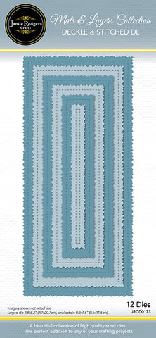Deckle & Stitched DL Mats & Layers Collection Dies Jamie Rodgers JRCD0173
