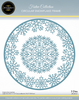 Circular Snowflake Frame Festive Background Collection Dies Jamie Rodgers JRCD0167