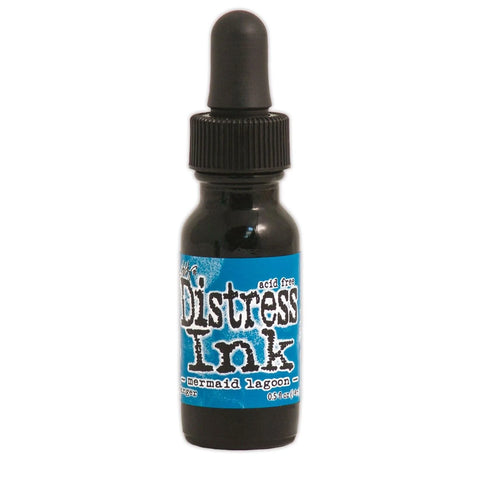 Mermaid Lagoon Distress Ink pad Re-Inker Bottles By Tim Holtz for Ranger TXR43379