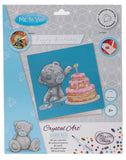 Happy Birthday Me to You Crystal Art - Dimond Art Card Kit 7x7 Inches By Craft Buddy CCK-MTY130