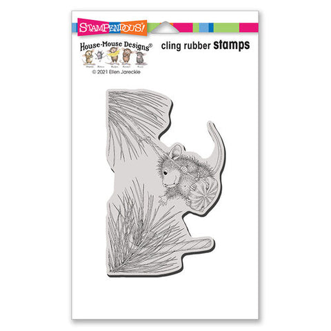 Mint Swing House Mouse Designs Cling Rubber Stamp By Stampendous HMCP156