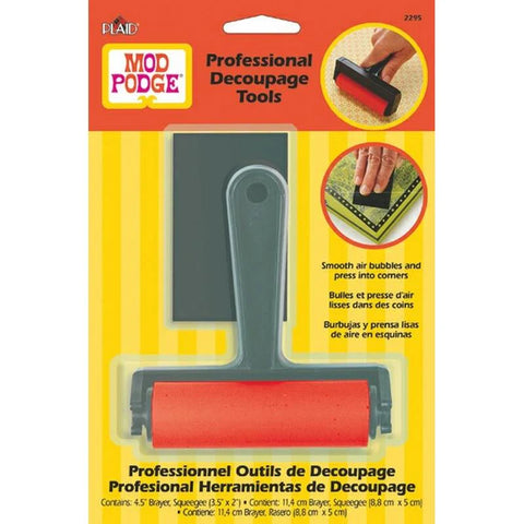 Professional Decoupage Tools Brayer and Squeegee By Mod Lodge Plaid 295