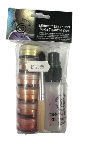 Morning Sunshine Spray Set 14 Shimmer Spray and Mica Pigment Set By Cosmic Shimmer