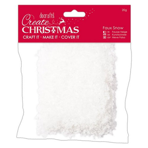 Faux Snow Create Christmas Approx 20g Docrafts PMA 827906