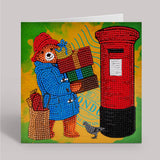 Sending Gifts Paddington Bear Crystal Art - Dimond Art Card Kit 7x7 Inches By Craft Buddy CCK-PDB201