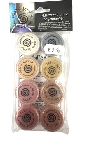 Precious Sparkles Set 1 Iridescent Sparkle Pigment Set By Cosmic Shimmer