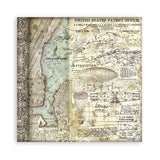 Sir Vagabond Aviator Scrapbooking Pad 10 Double Sided Background Selection 30.5 x 30.5 cm (12x12) Stamperia