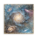 Cosmos Infinity Scrapbooking Pad 10 Double Sided Background Selection 30.5 x 30.5 cm (12x12) Stamperia