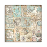 Songs of The Sea Scrapbooking Pad 10 Double Sided 30.5 x 30.5 cm (12x12) Stamperia SBBL141