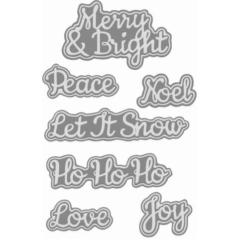 Love, Joy, Peace, Merry & Bright 14 Pcs Sweet Dixie By Sue Dix SDD618