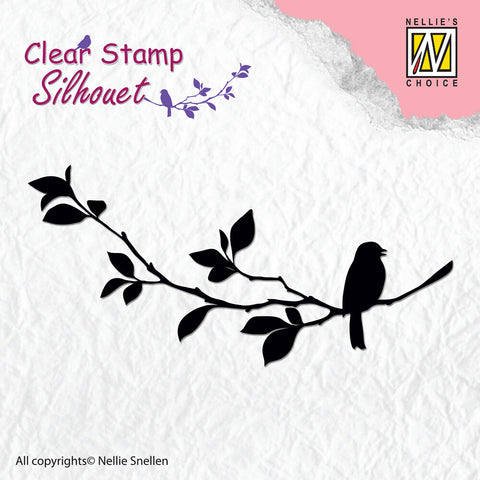 Birdsongs 1 Clear Stamp Mini Stamps Nellies Choice By Nellie Snellen SIL005
