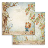 Hidden Grove By Farrel Tailor Scrapbooking Pad 10 Double Sided 30.5 x 30.5 cm (12x12) Stamperia SBBL168