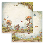 Hidden Grove By Farrel Tailor Scrapbooking Pad 10 Double Sided 30.5 x 30.5 cm (12x12) Stamperia SBBL168