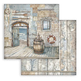 Silent Sea Scrapbooking Pad 10 Double Sided 30.5 x 30.5 cm (12x12) Stamperia SBBL169