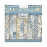Silent Sea Background Selection Scrapbooking Pad 10 Double Sided 30.5 x 30.5 cm (12x12) Stamperia SBBL170