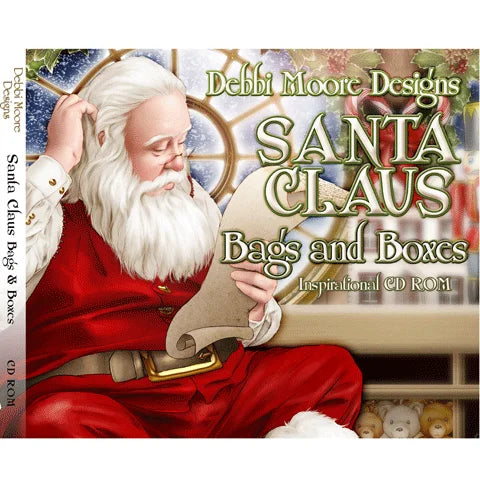 Santa Claus Bags and Boxes Papercrafting Inspirational CD Rom By Debbi Moore Designs