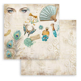 Masquerade By Liu Journal Scrapbooking Pad 10 Double Sided 30.5 x 30.5 cm (12x12) Stamperia SBBL165