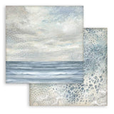 Silent Sea Background Selection Scrapbooking Pad 10 Double Sided 30.5 x 30.5 cm (12x12) Stamperia SBBL170