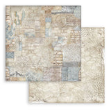 Silent Sea Background Selection Scrapbooking Pad 10 Double Sided 30.5 x 30.5 cm (12x12) Stamperia SBBL170