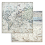 Silent Sea Background Selection Scrapbooking Pad 10 Double Sided 30.5 x 30.5 cm (12x12) Stamperia SBBL170