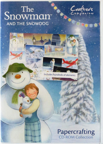 The Snowman and The Snowdog CD ROM Digital Craft By Crafters Companion