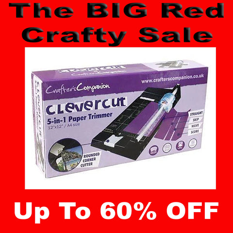 Clevercut 5 in 1 rotary paper trimmer A4 - 12x12 Crafters Companion 154370