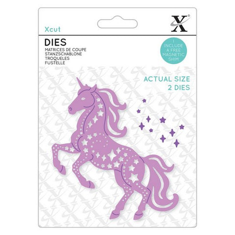 Star Unicorn Die 2Pcs. By Xcut for Do Crafts XCU 503476