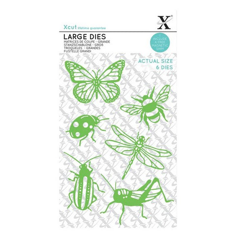 Insects 5pcs Large Dies By Xcut from Docrafts XCU503480