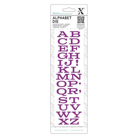 Wild West Alphabet Dies 1 Plate Dies By Xcut from Docrafts XCU504057