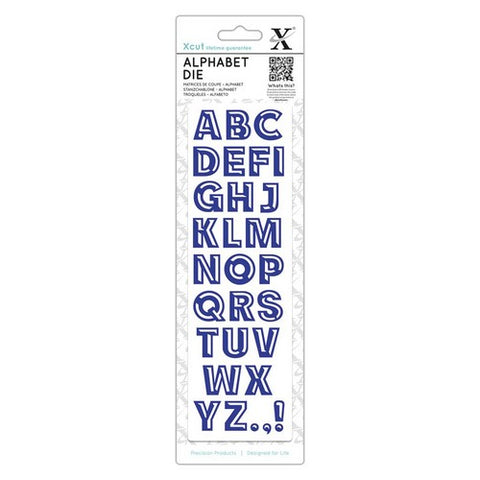 Bevelled Alphabet Dies By Xcut from Docrafts XCU504059
