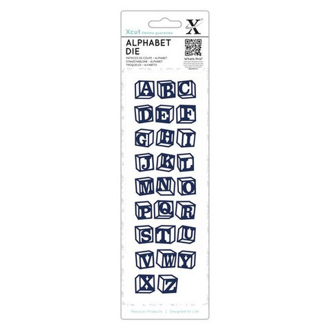 Blocks Alphabet Dies By Xcut from Docrafts XCU504121